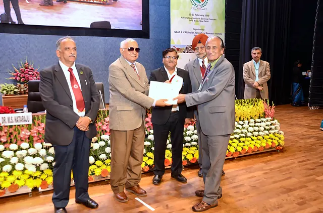 Our founder receives India’s first Champion Farmer award