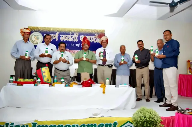 Guests on stage at our Golden Jubilee, 31 May 2019
