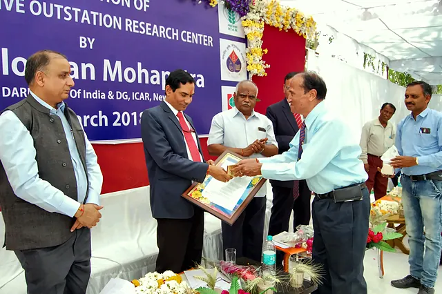 Guests honoured at the research centre inauguration, March 2018